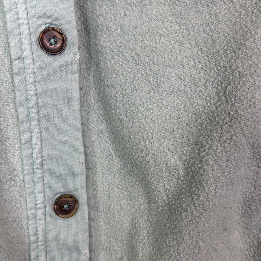 Free People Ruby Blue Button Up Jacket Shacket Si… - image 4